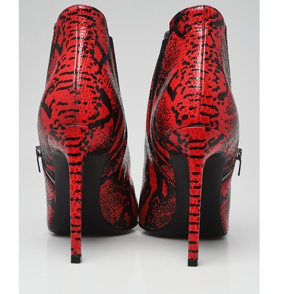 SAINT LAURENT PYTHON BOOTIES - Picture 2 of 4